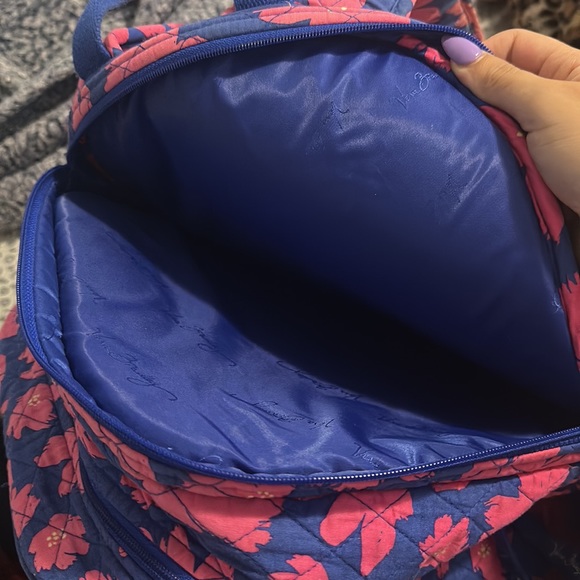 Vera Bradley art poppies campus backpack - Picture 4 of 7